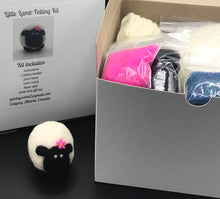 Load image into Gallery viewer, lamb needle felting kit